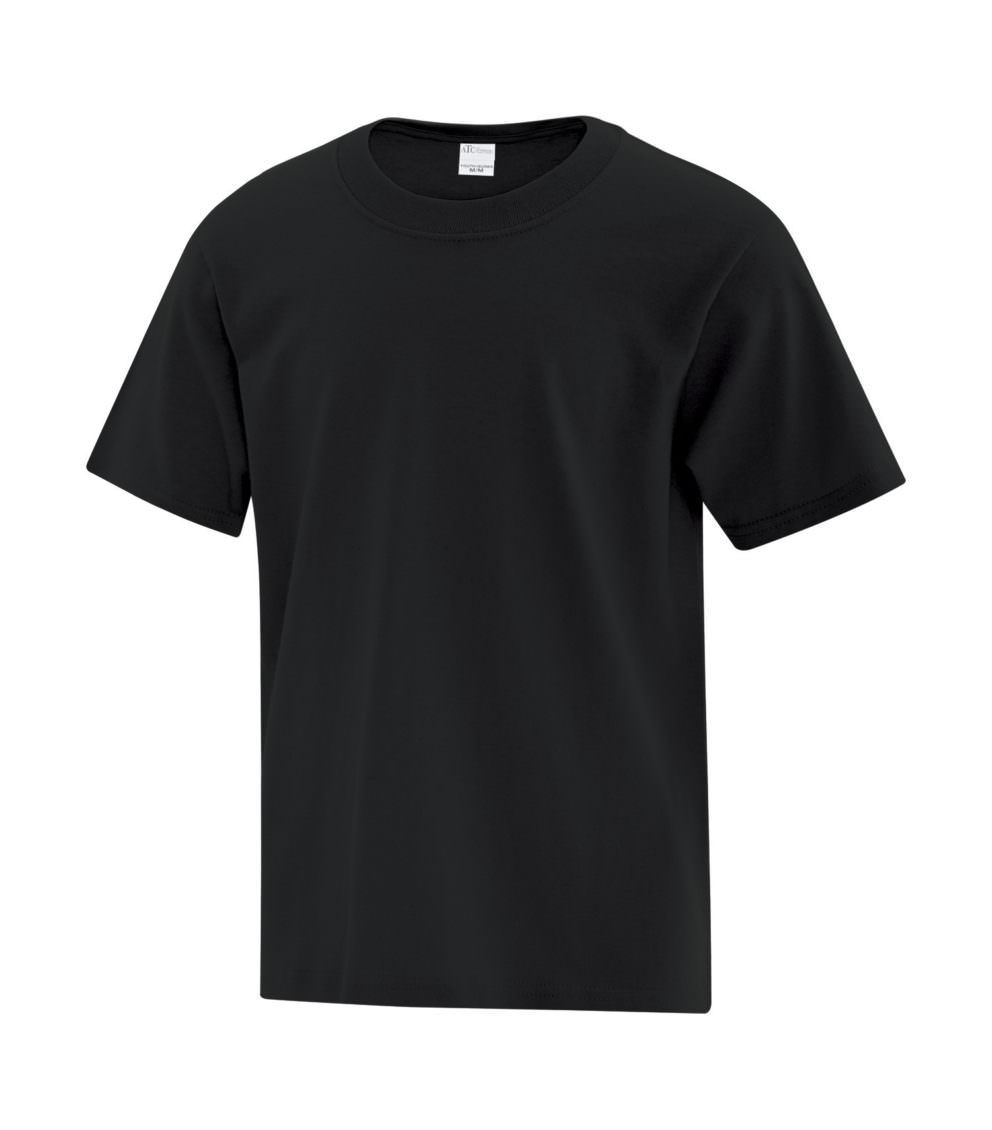 T-Shirt Enfant Cotton, Couleur: Noir
