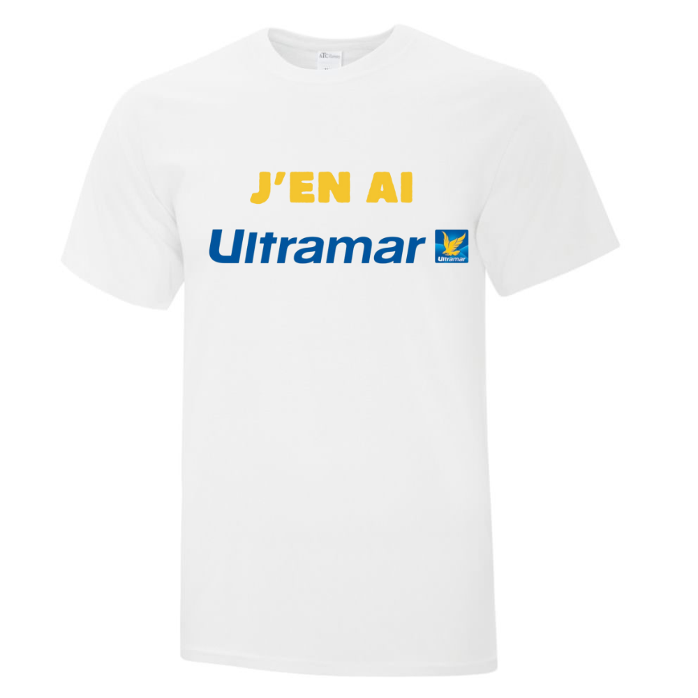 J&#39;en ai Ultramar, Couleur: Blanc, Type de T-Shirt: T-Shirt Enfant Cotton