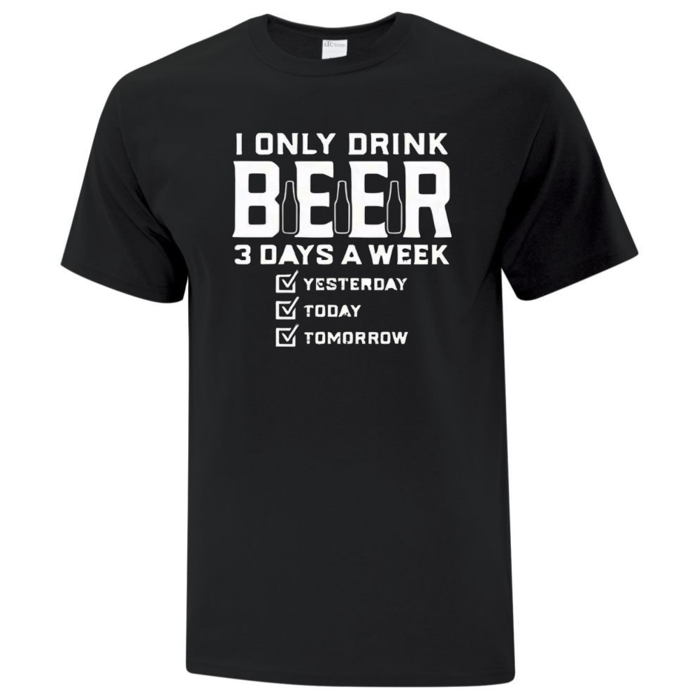 Beer, Couleur: Noir, Type de T-Shirt: T-Shirt Enfant Cotton