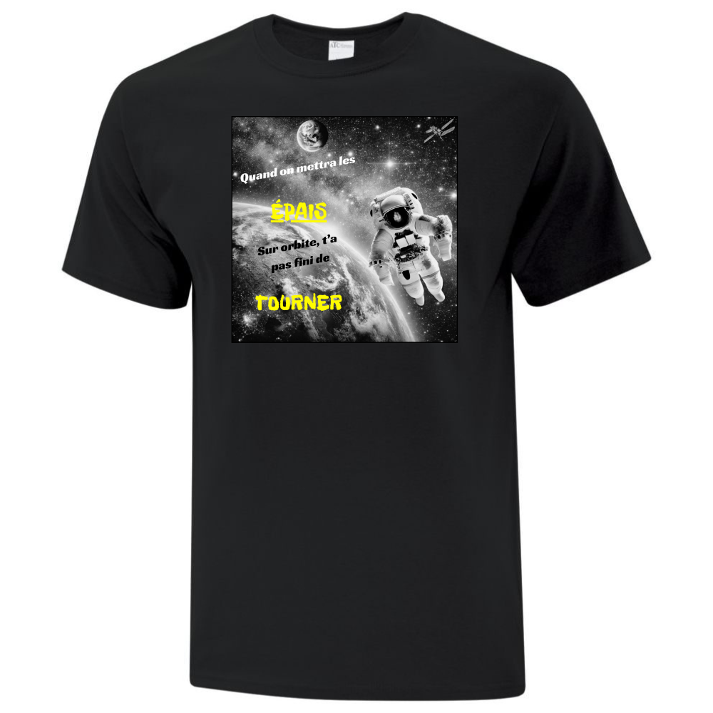 Les Épais, Couleur: Noir, Type de T-Shirt: T-Shirt Enfant Cotton