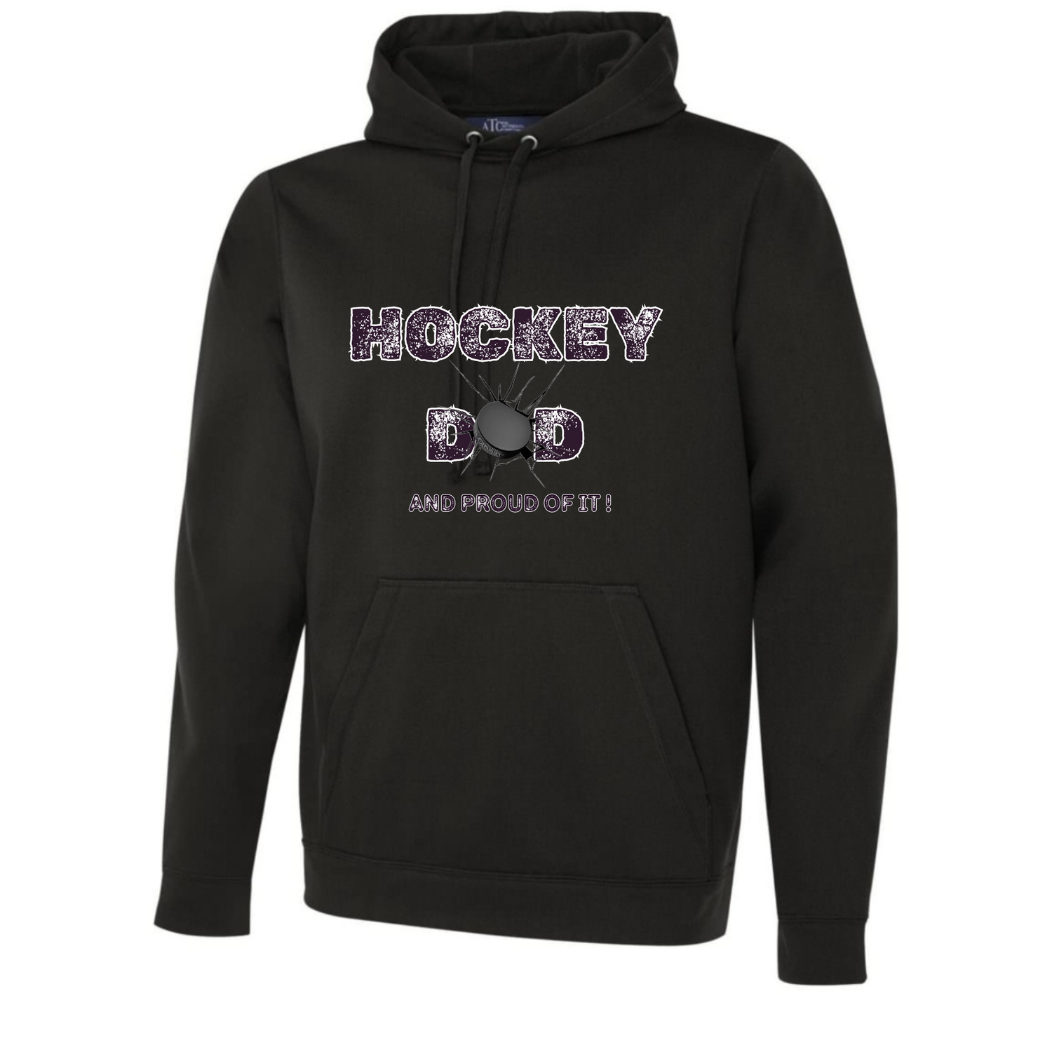 Hockey DAD, Couleur: Noir, Type de T-Shirt: Hoodies Homme/Unisexe