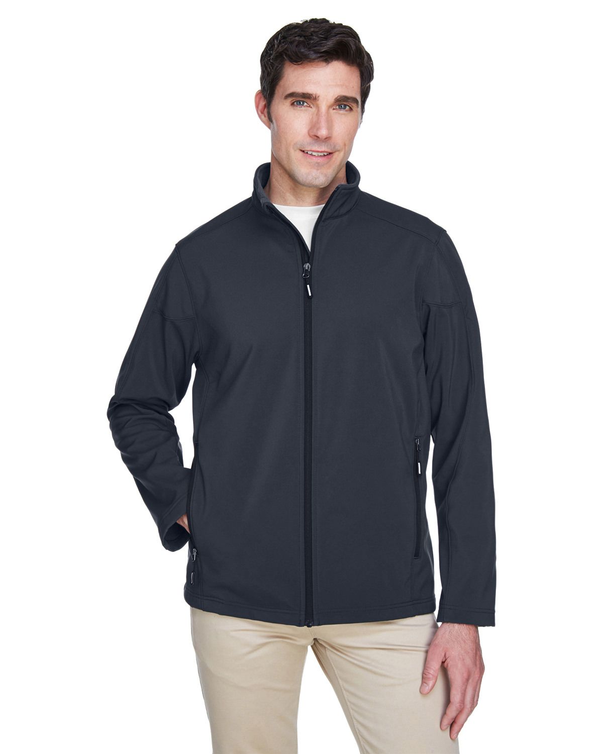 Manteau Soft Shell Homme / Unisexe, Couleur: Gris Charcoal