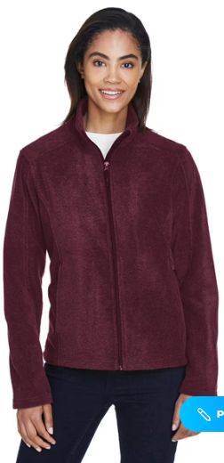 Veste polaire pour femme, Couleur: Rouge