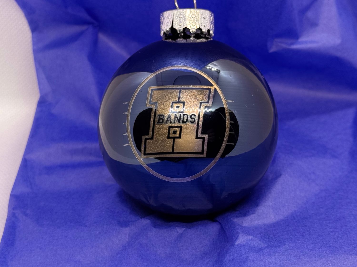 Hanover Schools Christmas Glass Ornament