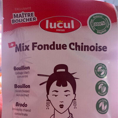 Mix fondue chinoise Lucul
