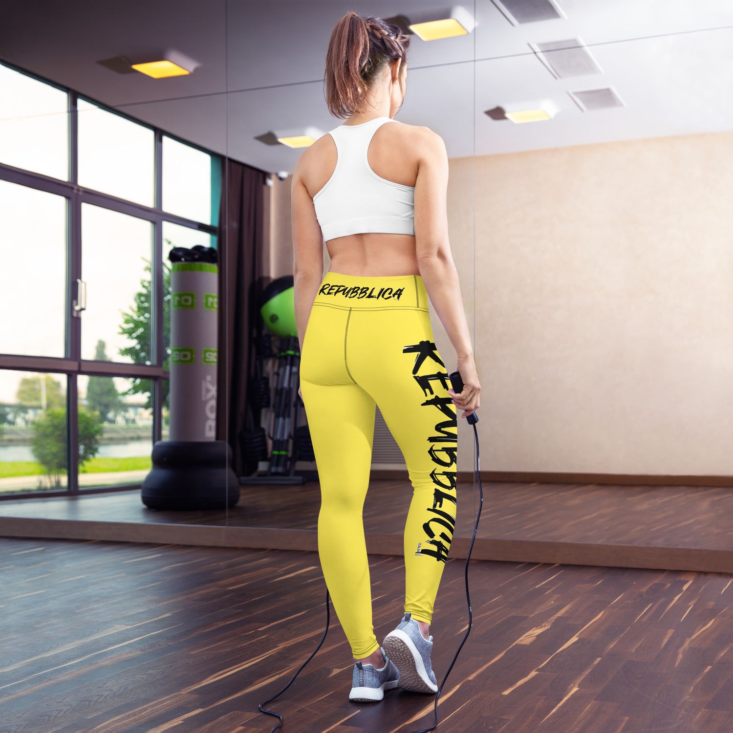 Repubblica Leggings Mello Yellow Blk