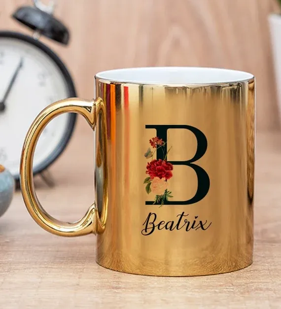 Taza Dorada Personalizada