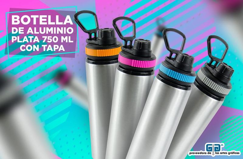 Botella ATROCK Azul de aluminio