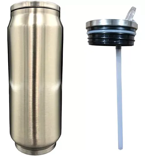 Vaso térmico tipo lata de 750ml, personalizable con tu diseño.