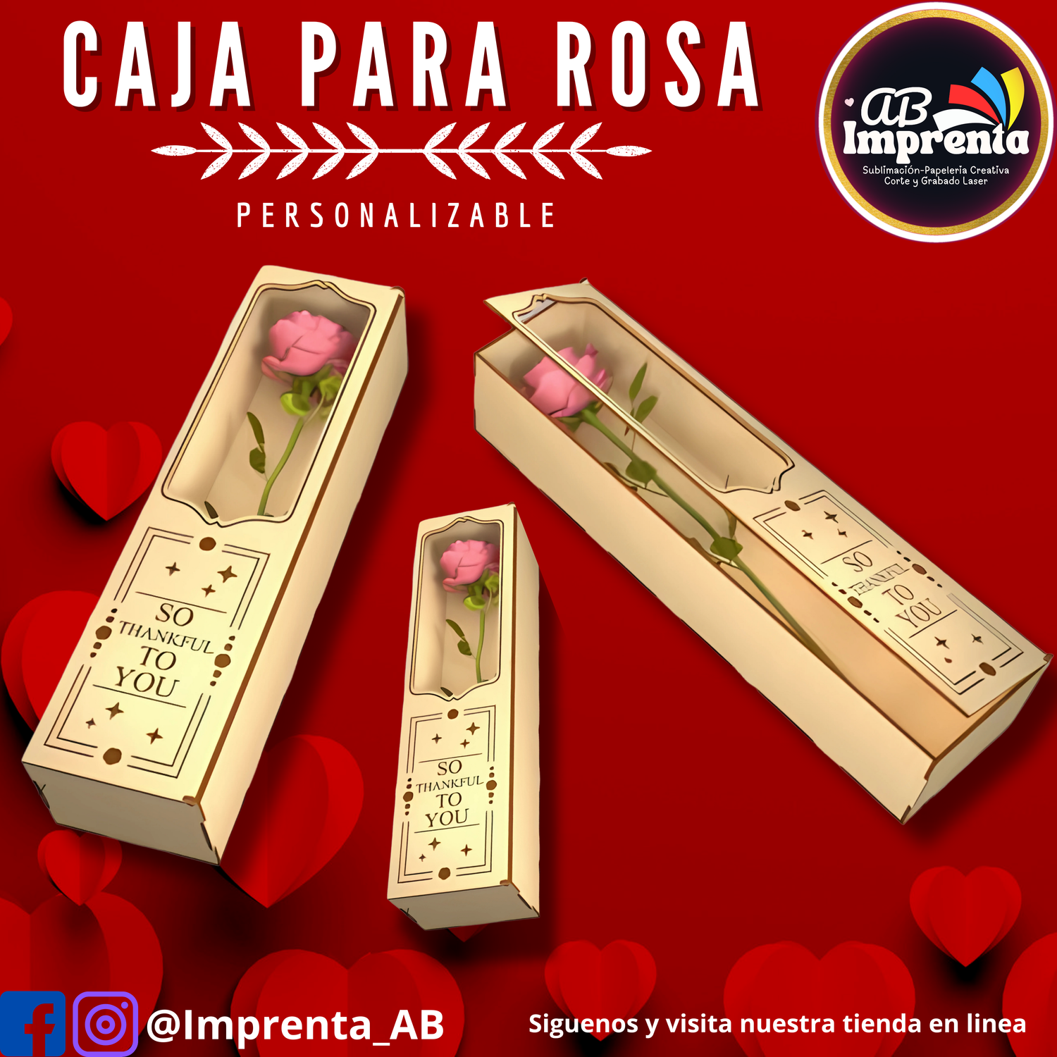 Caja para Rosa