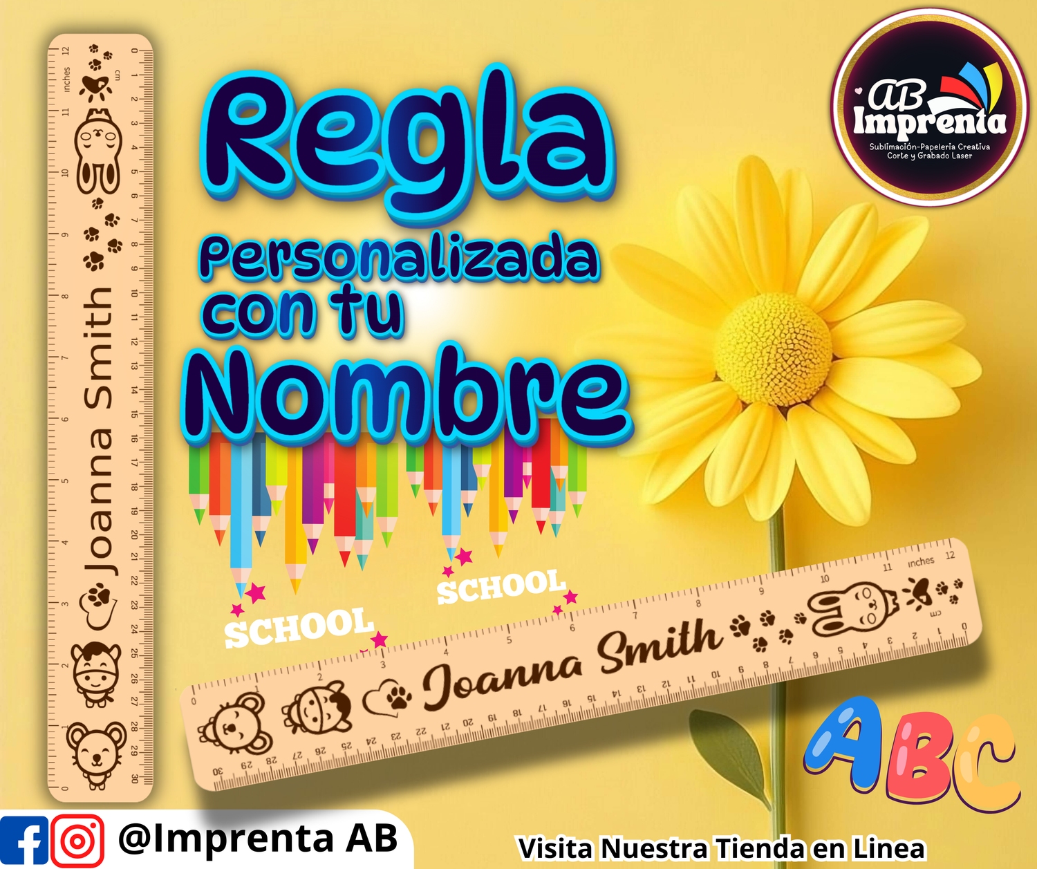 Regla con Nombre