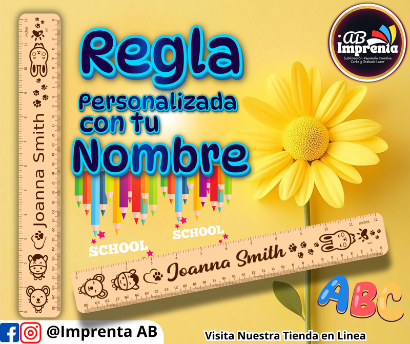 Regla con Nombre