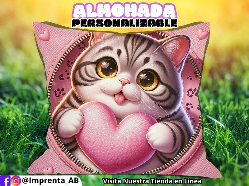 Almohada Gatito