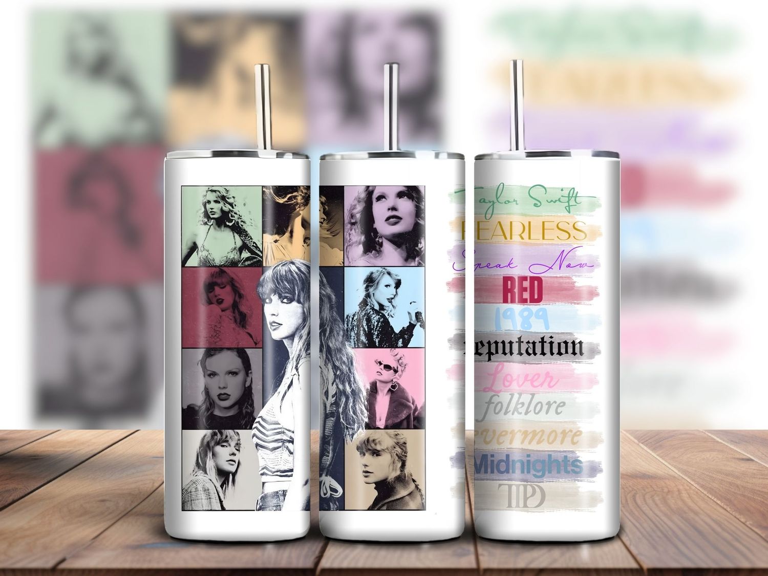 Pop Music Singer 20oz Skinny Tumbler