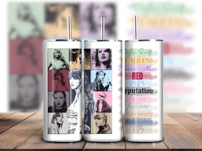 Pop Music Singer 20oz Skinny Tumbler