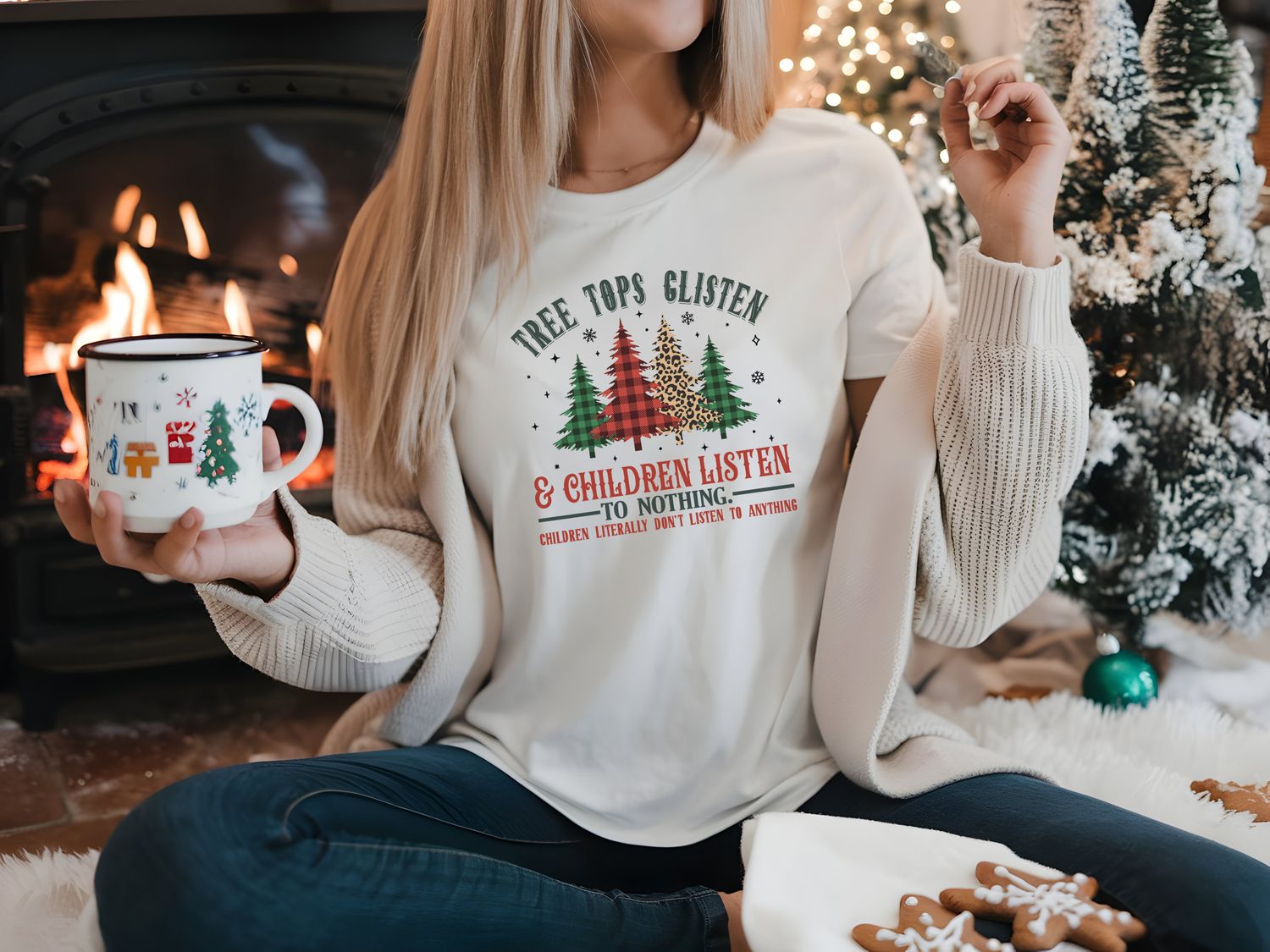 Christmas Shirt - Children Listen To Nothing