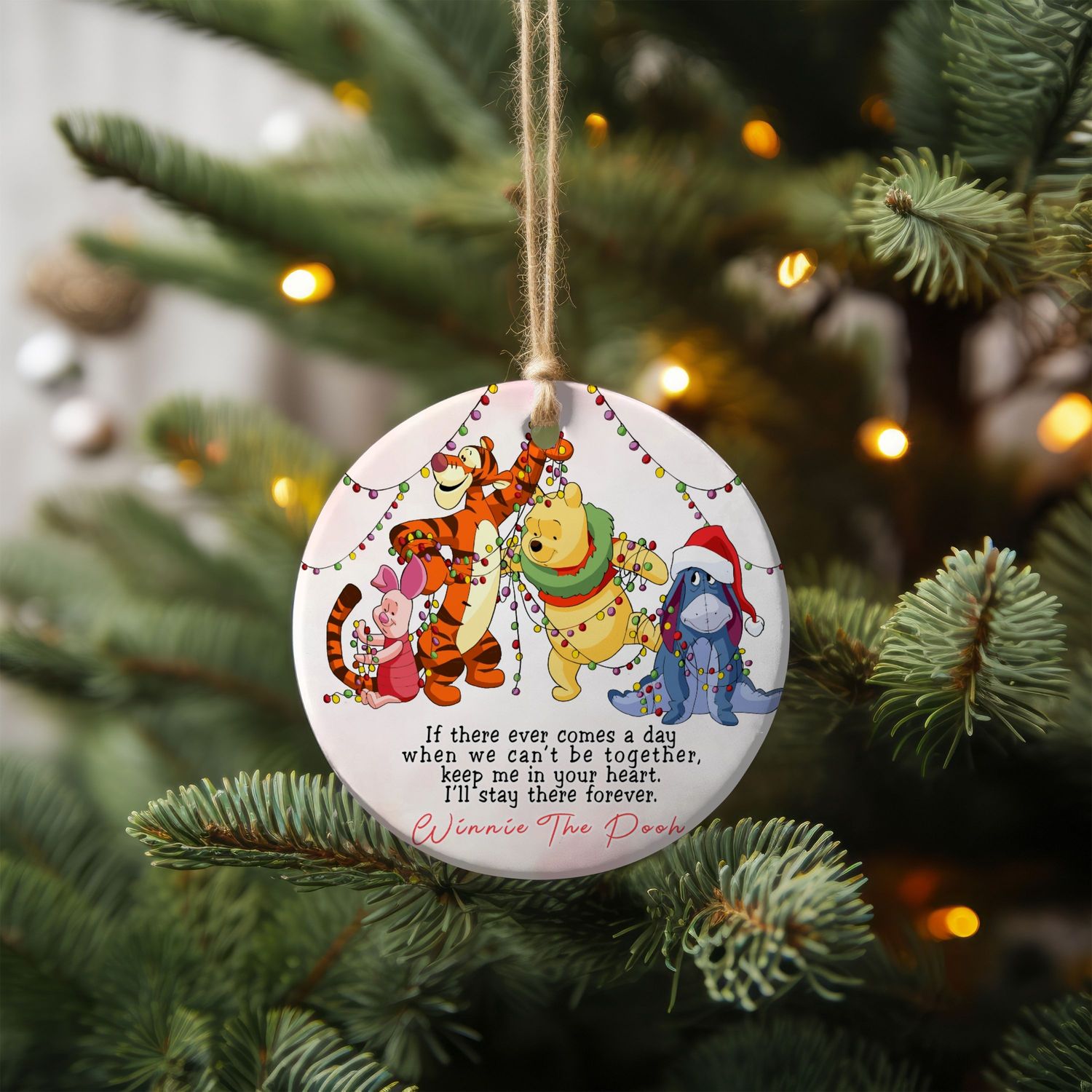 Winnie The Pooh Christmas Ornament