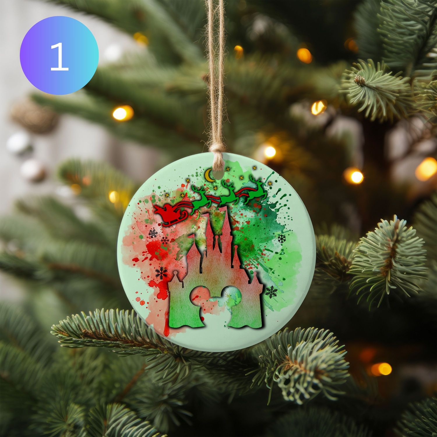 Magical Mouse Christmas Ornament (9 Options)