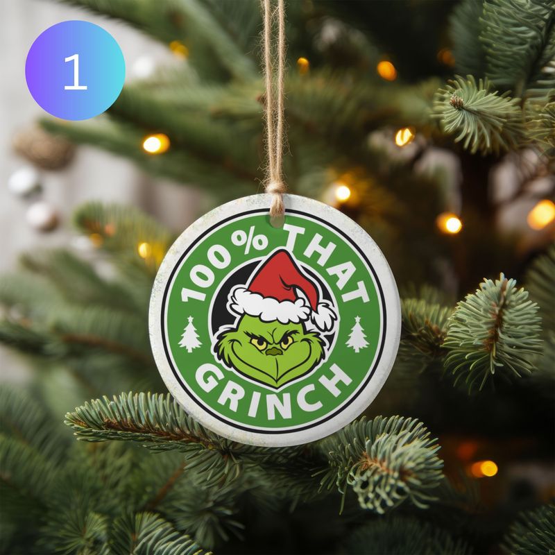 The Grump Christmas Ornament (2 Options)