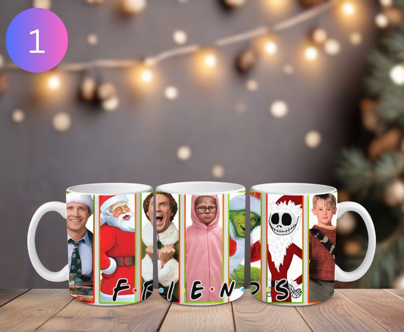 Classic Christmas Movie Mug (9 Options)