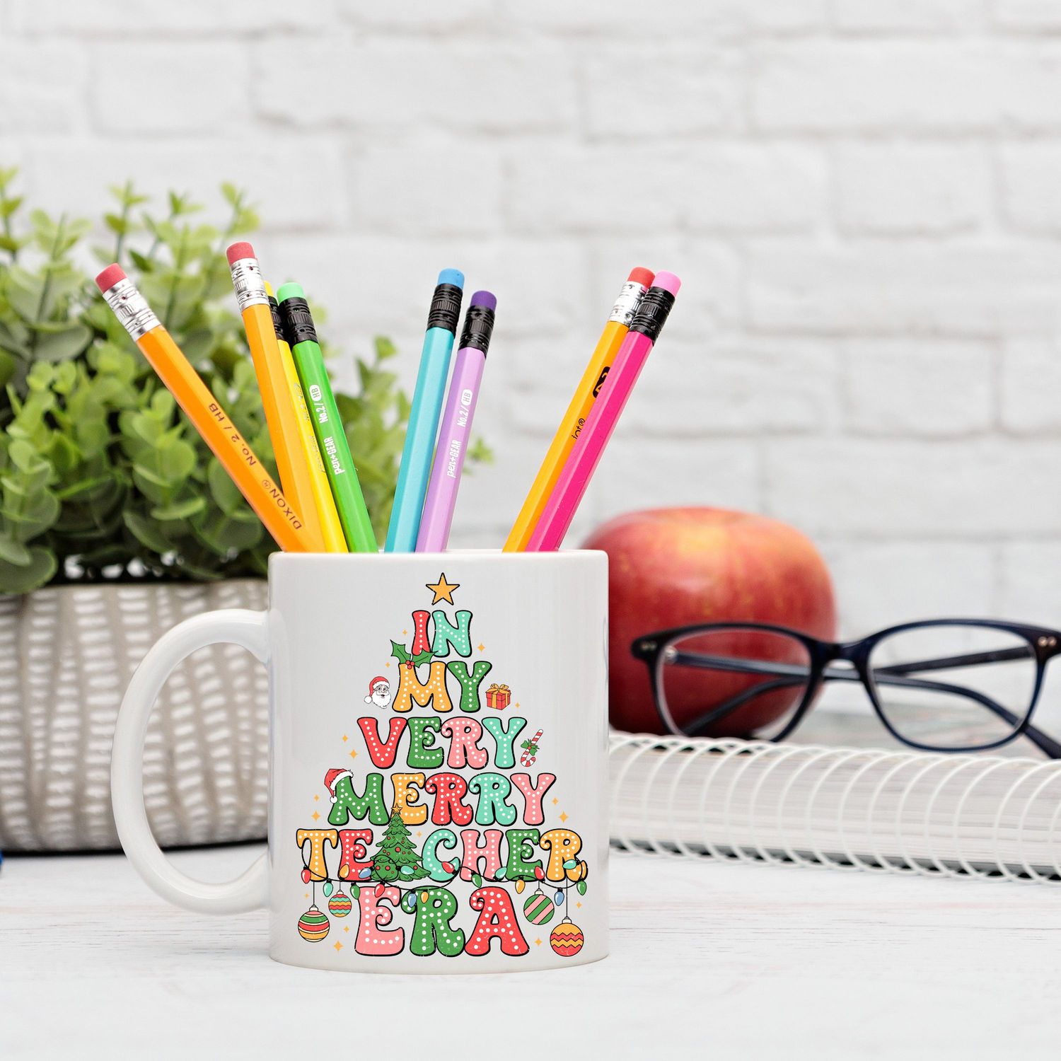 &quot;In My Very Merry Teacher Era&quot; Teacher Gift Mug