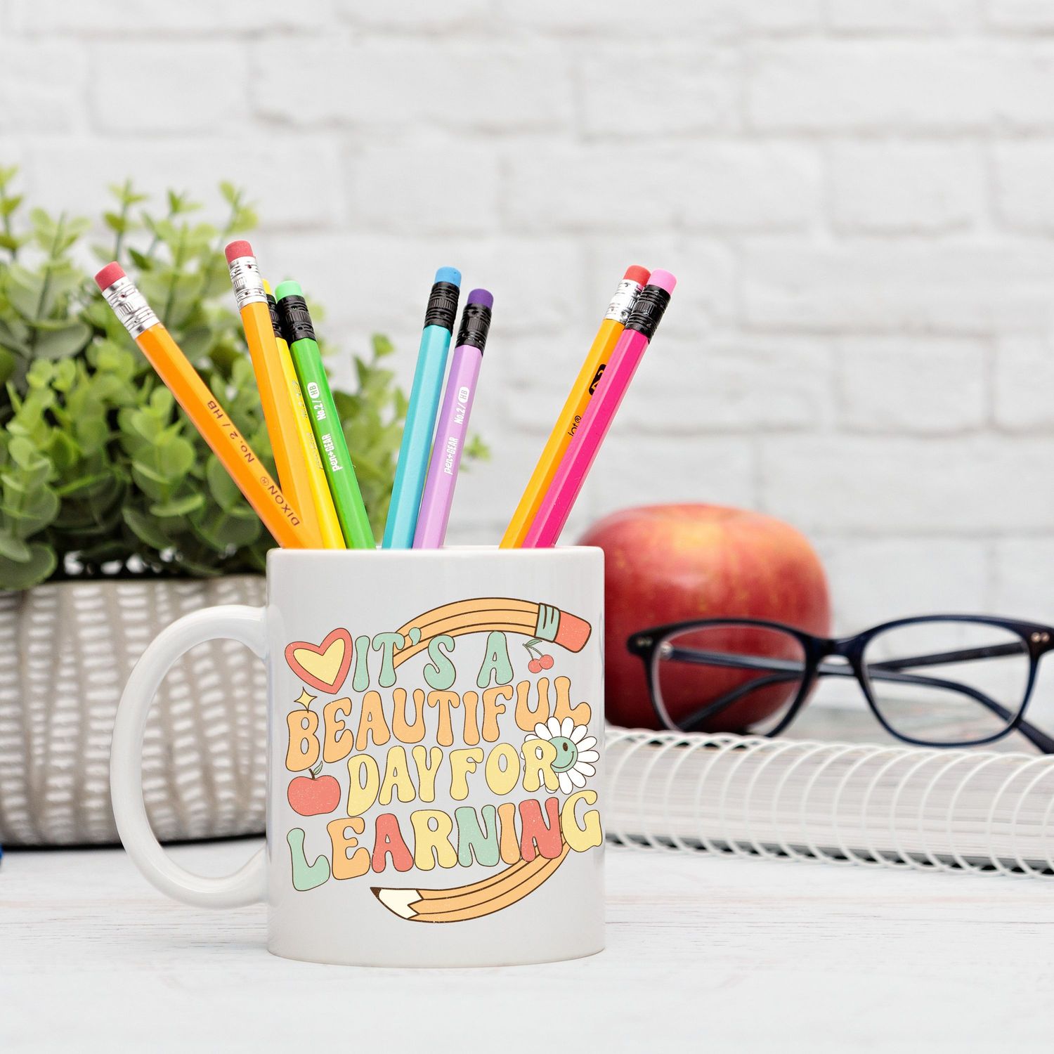 &quot;It&#39;s A Beautiful Day For Learning&quot; Teacher Gift Mug