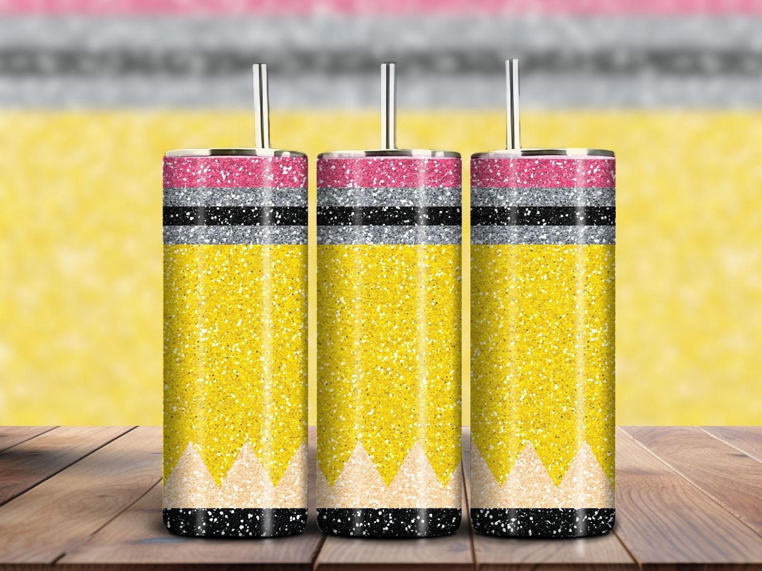 Pencil 20oz Skinny Tumbler
