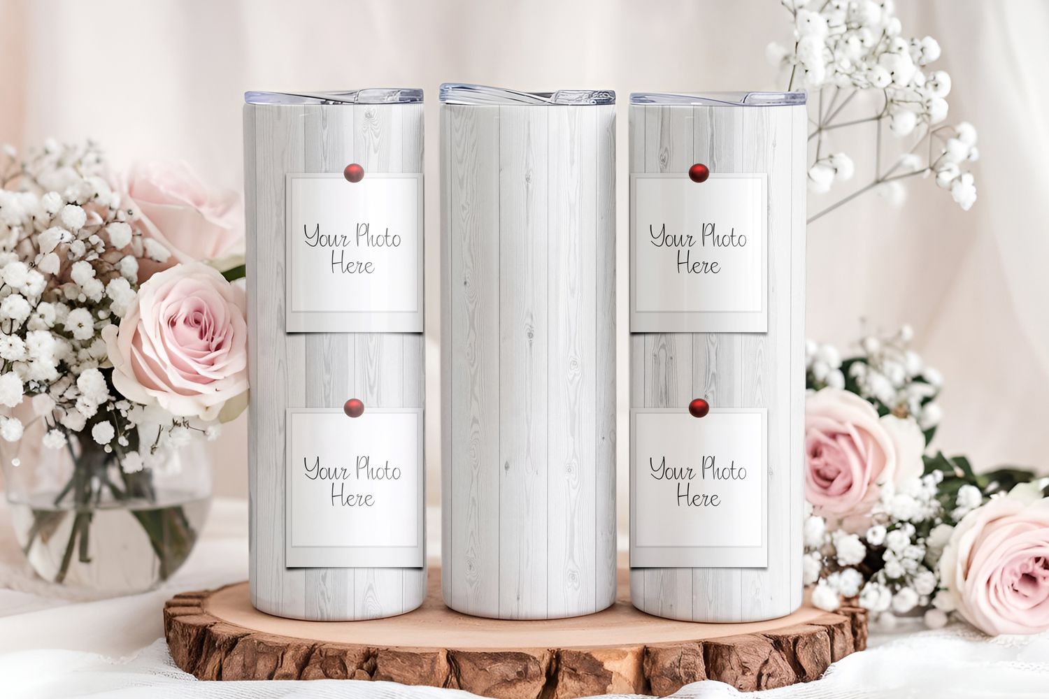 &quot;I Will Always Love You&quot; with 4 Photos 20oz Tumbler