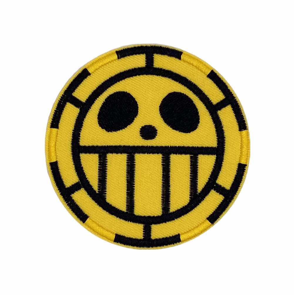 ONPIECE HEART PIRATES iron-on embroidered patch