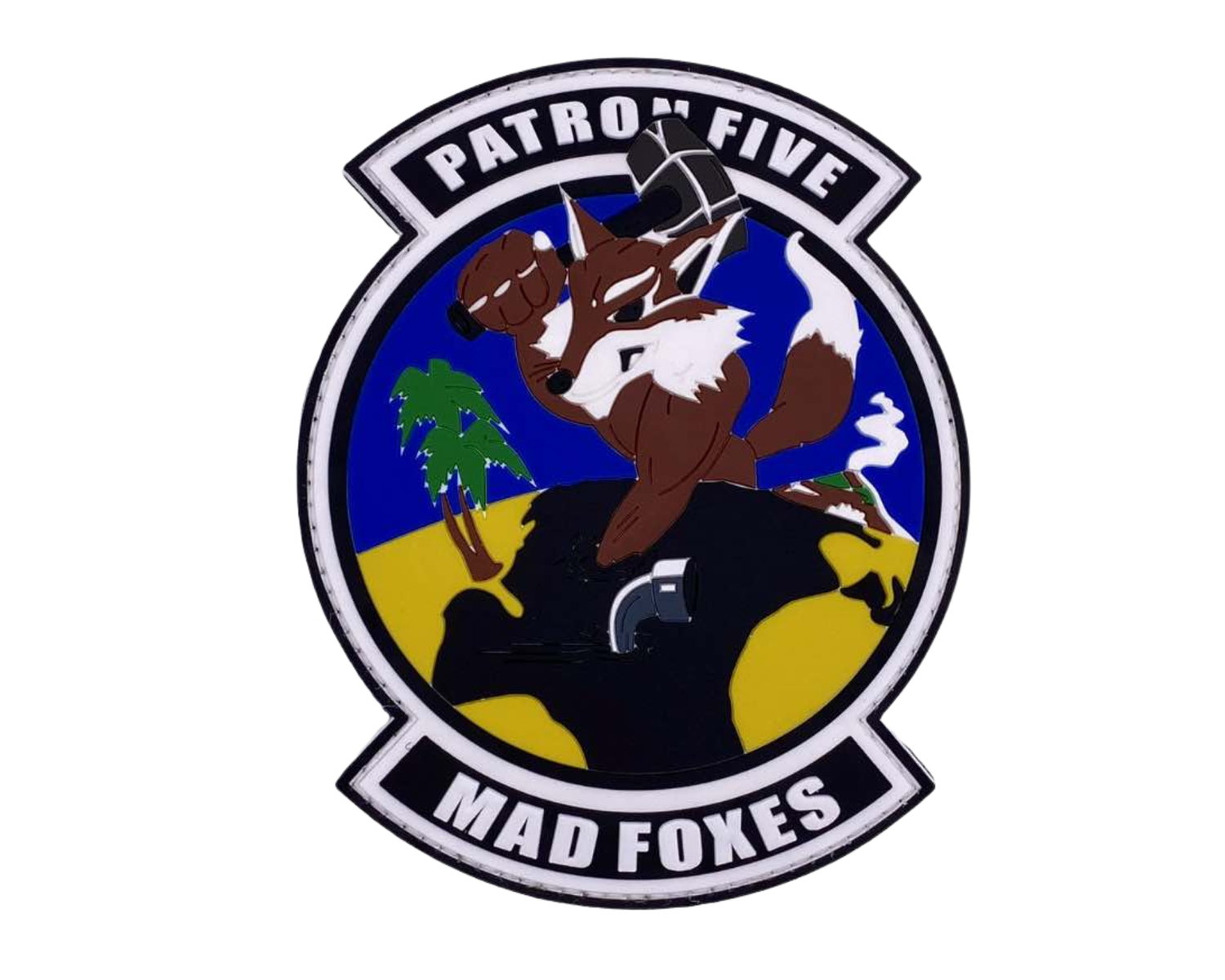 MAD FOXES PVC morale patch