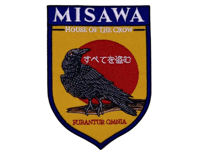 MISAWA HOUSE OF THE CROW embroidered patch