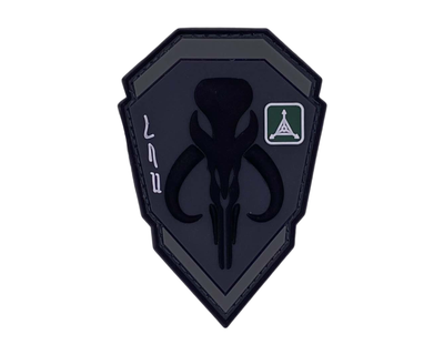 MANDALORIAN BLACK PVC patch