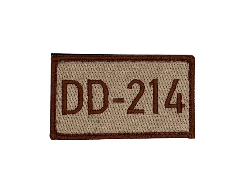 DD-214 embroidered patch