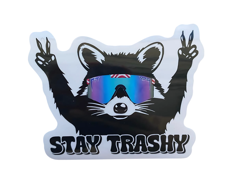 TRASHY RACOON sticker