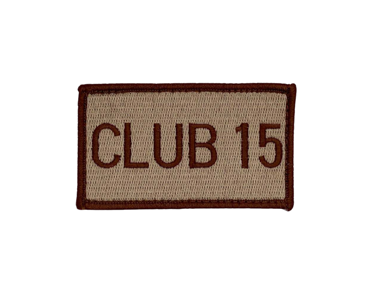 CLUB 15 embroidered patch