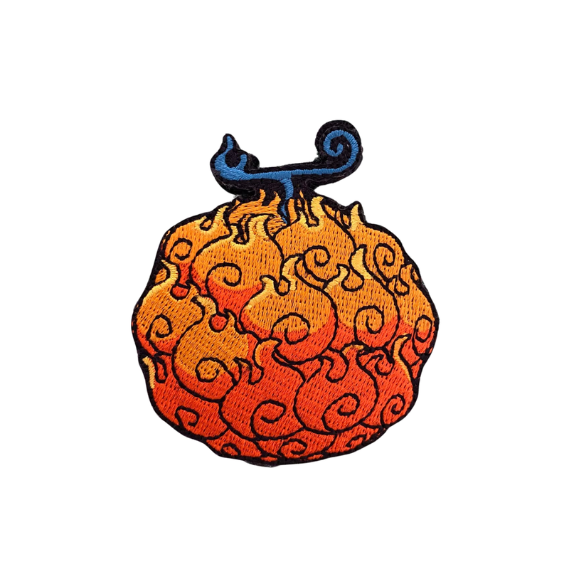 One Piece MERA-MERA devil fruit embroidered patch