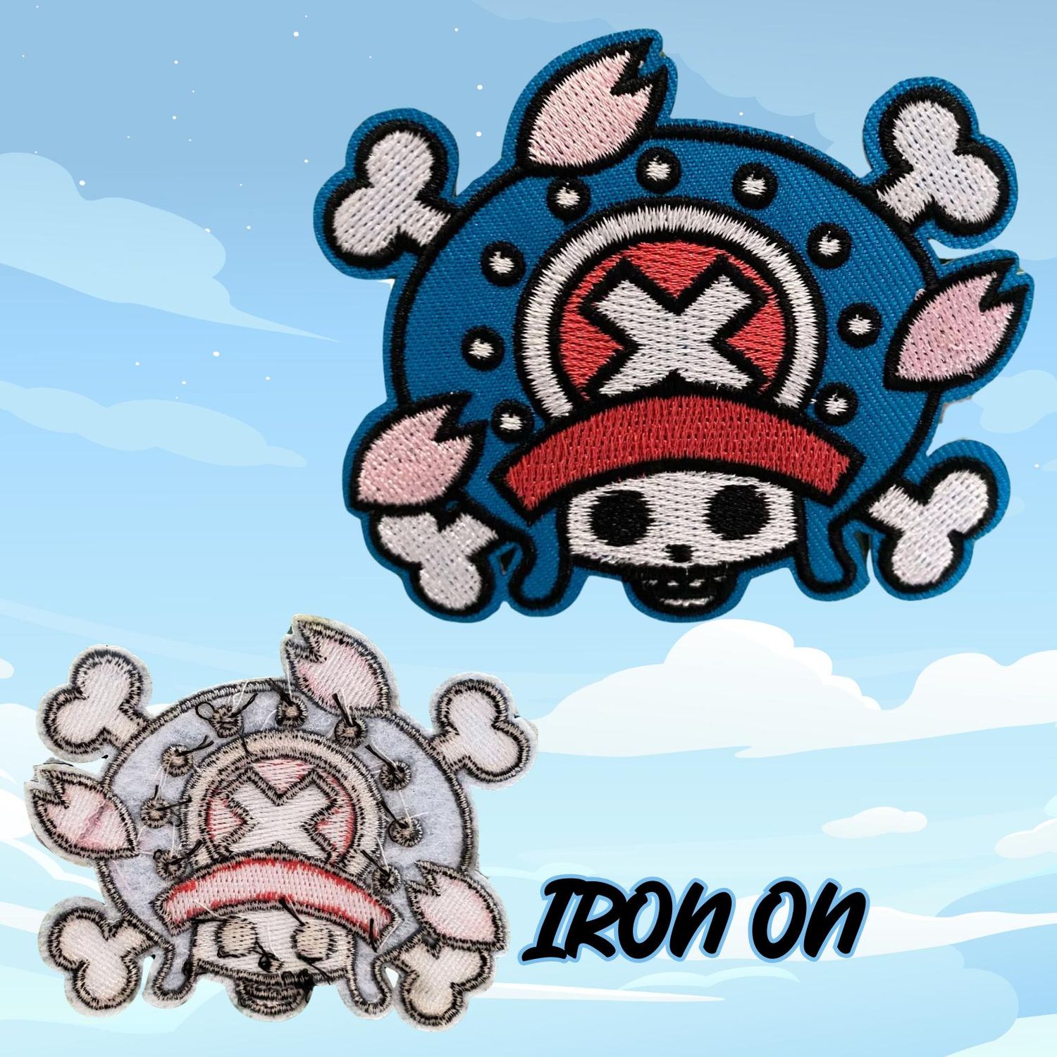 ONE PIECE STRAWHAT Pirates iron-on embroidered collectible patch, easy to iron on jackets, shirts, bags, backpacks, hoodies