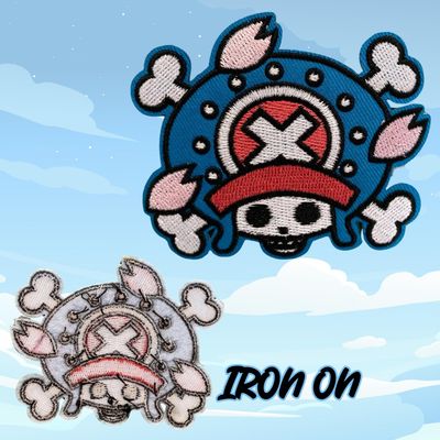 ONE PIECE STRAWHAT Pirates iron-on embroidered collectible patch, easy to iron on jackets, shirts, bags, backpacks, hoodies