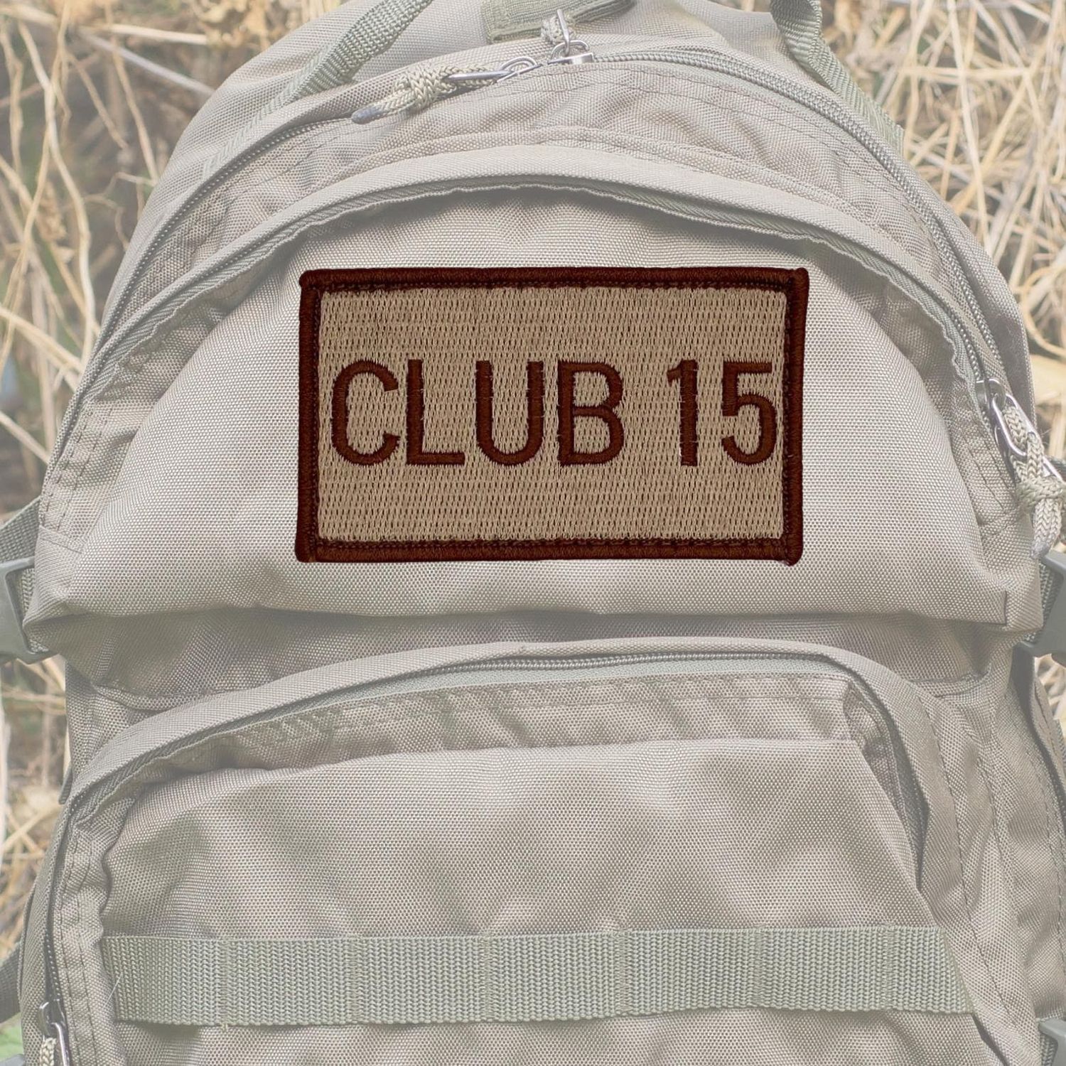 CLUB 15 embroidered morale patch, morale tab, OCP gear