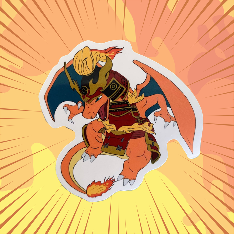SAMURAI CHARIZARD sticker