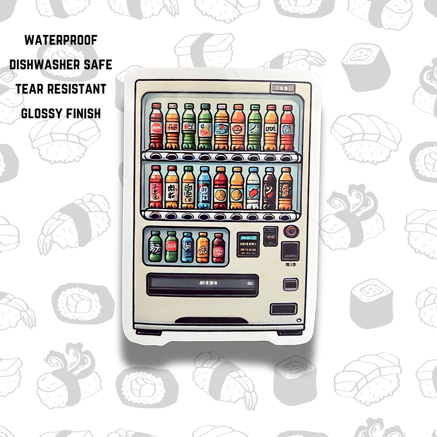 JAPAN vending machine sticker