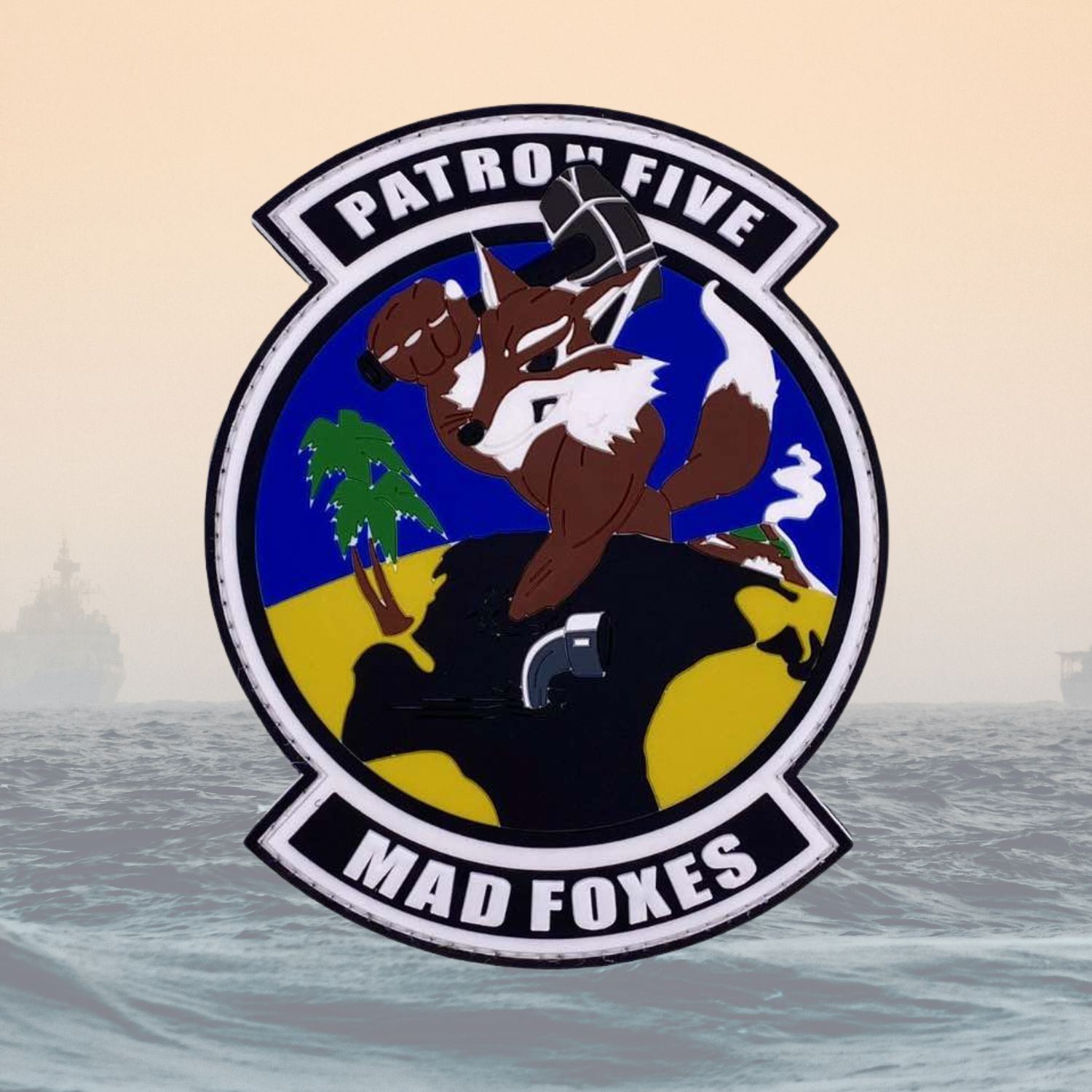 MAD FOXES PVC morale patch
