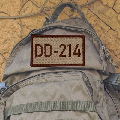 DD-214 embroidered patch