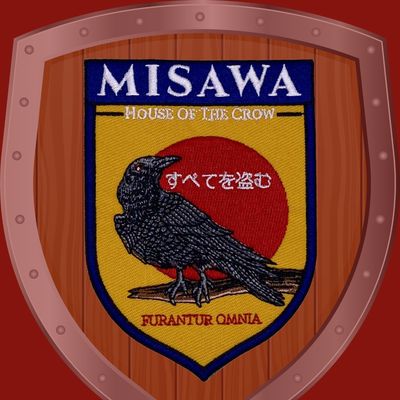 MISAWA HOUSE OF THE CROW embroidered patch