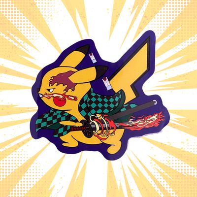 SAMURAI PIKACHU sticker