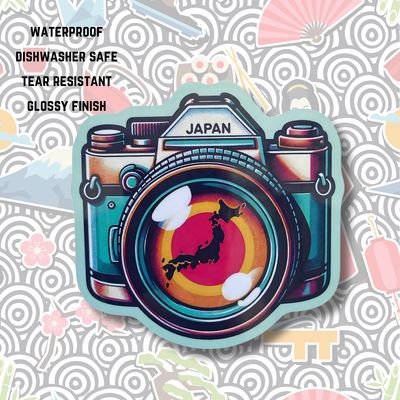 CAMERA JAPAN vinyl sticker