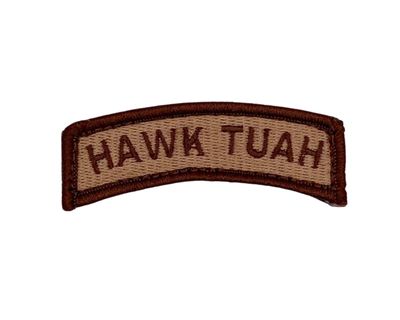 HAWK TUAH embroidered patch