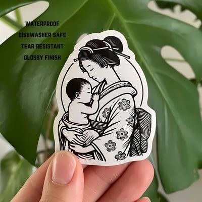 Mother and baby JAPAN sticker