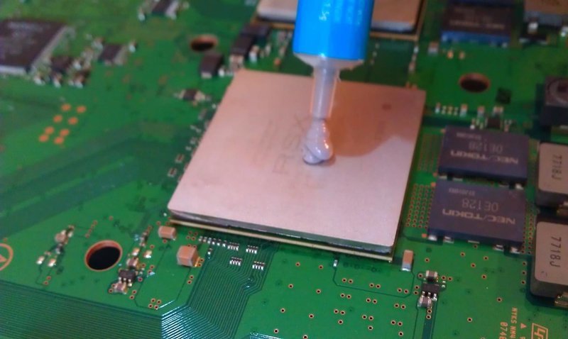 Changement pâtes thermique