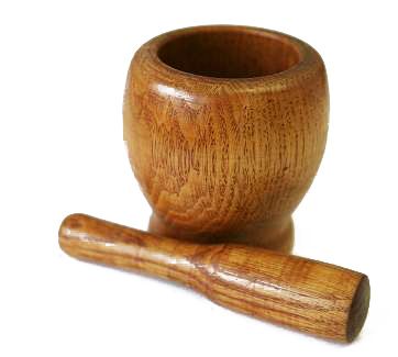 Wooden Herb Mixer